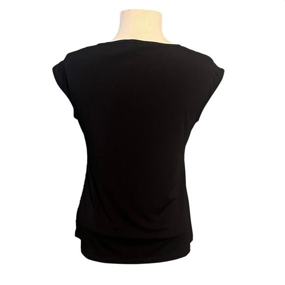 Y2K George Red and Black Lace top Size Medium - Picture 2 of 4